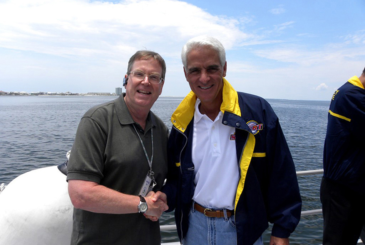 Ex-Florida Governor Charlie Crist now congressman and running again for Guv in 2022.