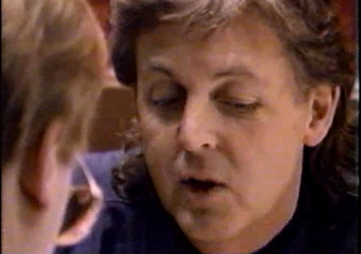 Met Paul McCartney before his Chicago concert